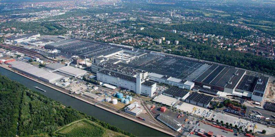 Das Werk von Volkswagen Nutzfahrzeuge in Niedersachsen (D).