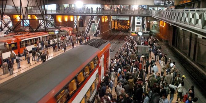 Der Bahnhof in Madrid.