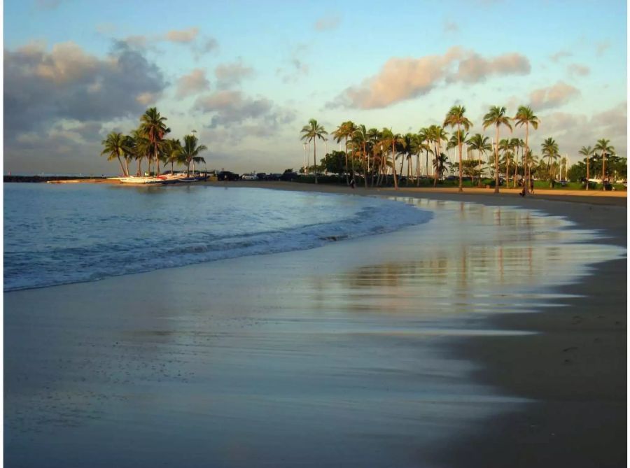 Der #waikikibeach auf Honolulu hält mit 595'577 Beiträgen den Rekord auf Instagram, Pixabay