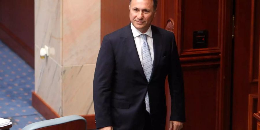 Der ehemalige Regierungspräsident von Mazedonien Nikola Gruevski.