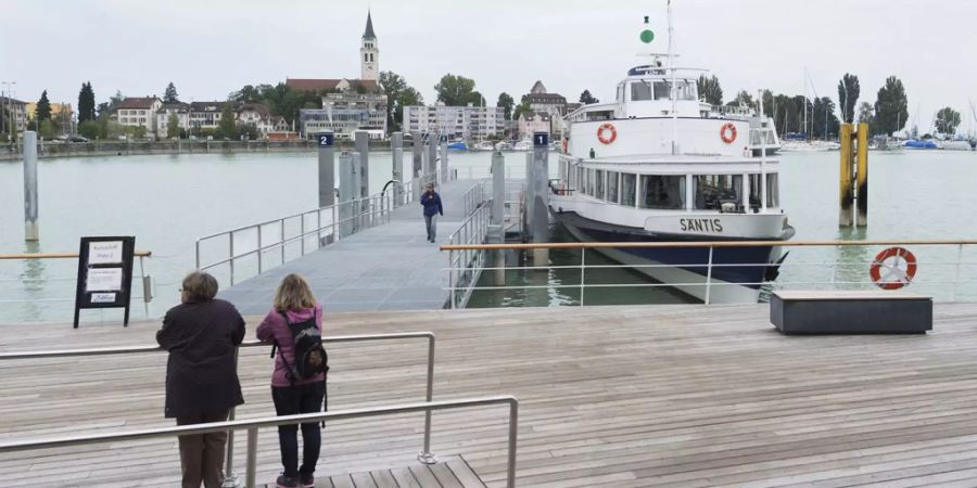 Seit dem Jahr 2011 unterstützt die Gemeinde Goldach die Schweizerische Bodensee-Schifffahrt mit jährlich CHF 20'000.00 - Keystone