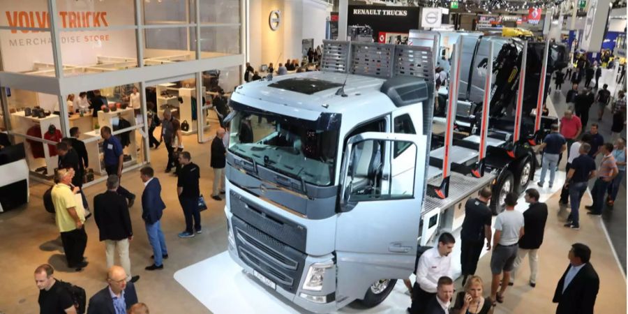 Volvo Trucks bei der IAA Automobilmesse in Hannover (D).