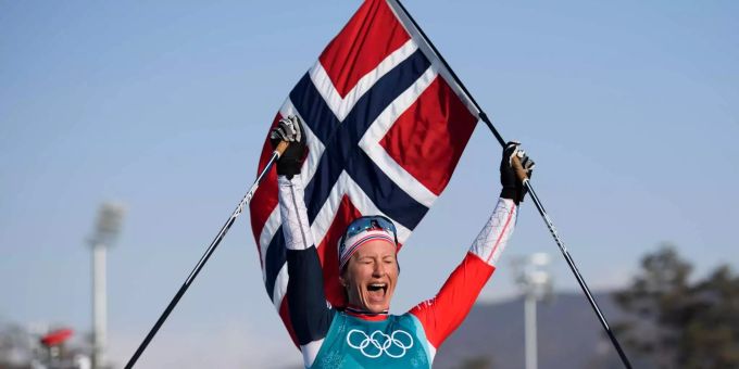 Marit Björgen ist die erfolgreichste Teilnehmerin an Olympische Winterspielen aller Zeiten. Marit Björgen ist die erfolgreichste Teilnehmerin an Olympische Winterspielen aller Zeiten.