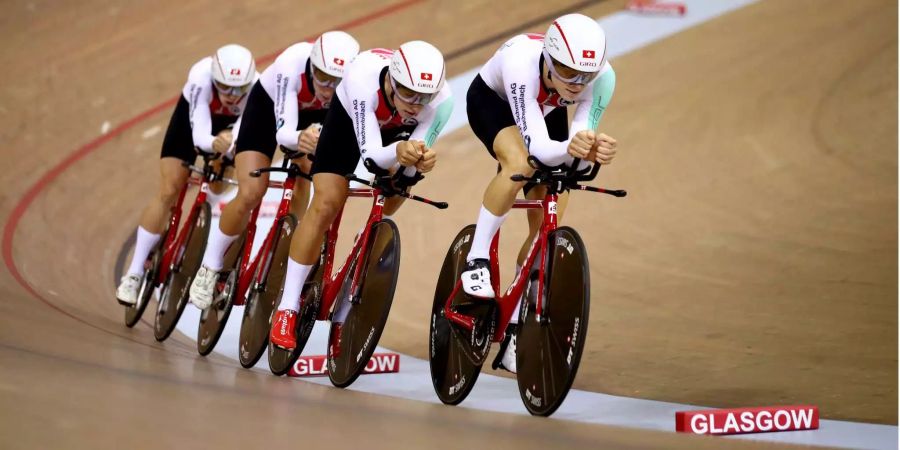 Das Swiss-Cycling-Quartett steht bei der EM in Glasgow im Final.