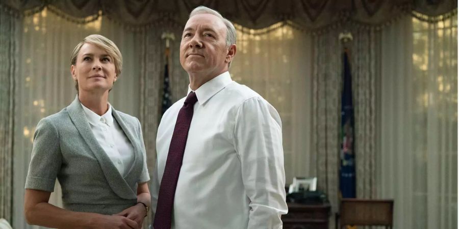 In der Serie «House of Cards» spielten Kevin Spacey und Robin Wright das rücksichtslose Politiker-Ehepaar Frank und Claire Underwood.