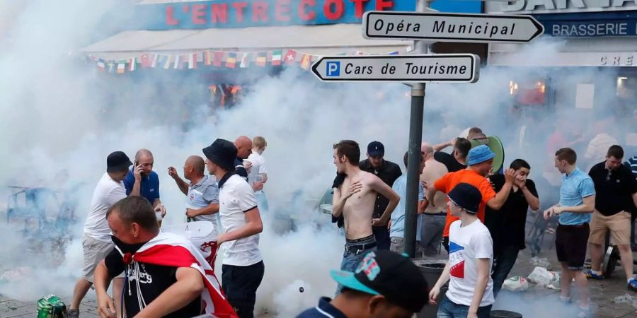 Hooligans an der Euro 2016 (Symbolbild).