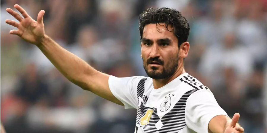 Deutschlands Ilkay Gündogan im Einsatz.