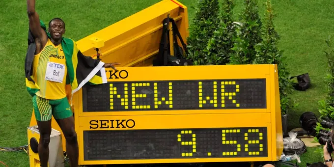 Usain Bolt Stellt Vor 9 Jahren Seinen Weltrekord Uber 100 Meter Auf