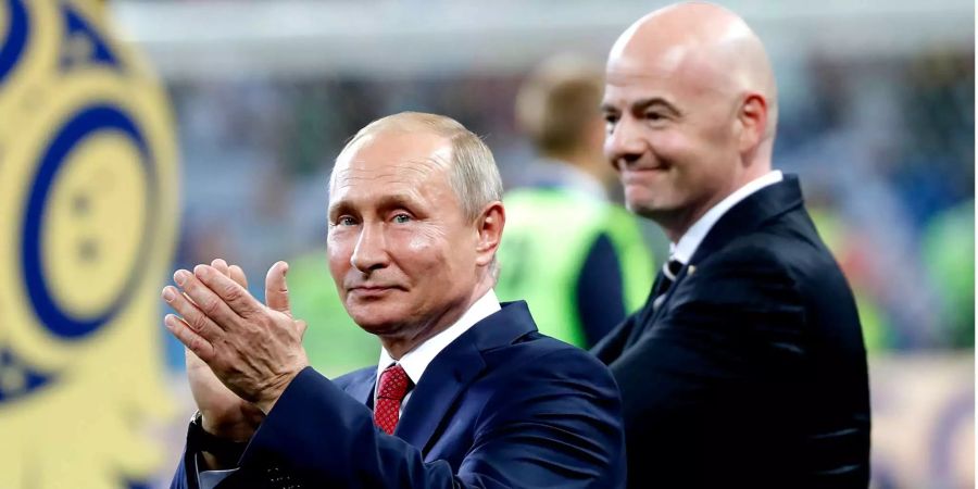 Russlands Präsident Wladimir Putin ist zufrieden mit der WM 2018 in seinem Land.