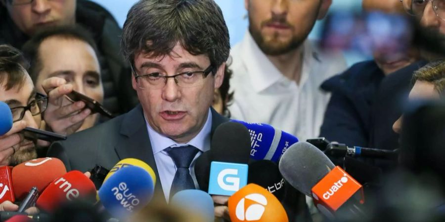 Madrid will verhindern, dass Carles Puigdemont für das katalanische Regionalpräsidium antritt.