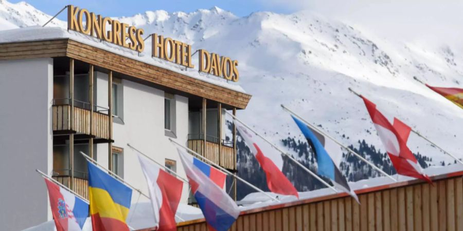 Das Vier-Sterne «Kongress Hotel Davos».