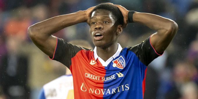 Thierno Barry kam im Sommer 2023 zum FCB als der grosse Hoffnungsträger, doch der Stürmer hatte einen unglücklichen Start. Thierno Barry FC Basel