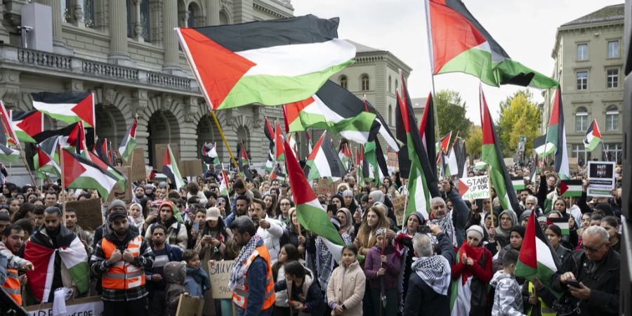 Kundgebung Palästina Bern