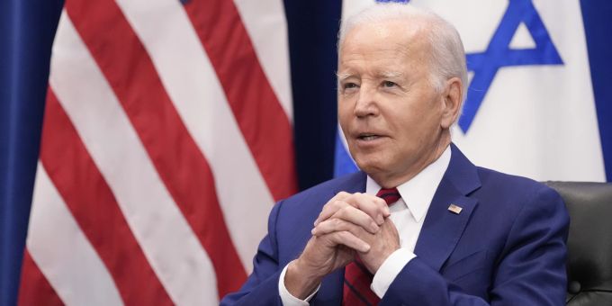 Will den Ukrainern und den Israelis helfen: Joe Biden. Joe Biden