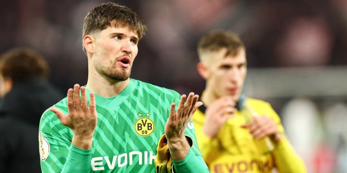 Gregor Kobel scheitert mit dem BVB im DFB-Pokal am VfB Stuttgart. BVB