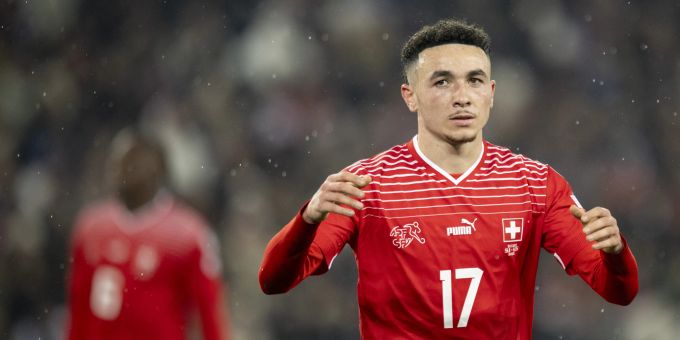 Ruben Vargas reagiert im Spiel der Schweizer Nati gegen den Kosovo. Ruben Vargas
