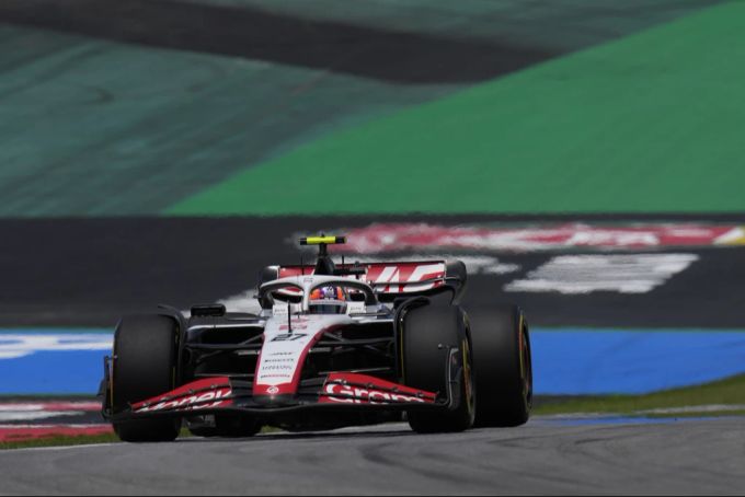 Formel 1: Haas-Pilot Nico Hülkenberg während des verkürzten Qualifyings beim Grossen Preis von Brasilien. Formel 1 Nico Hülkenberg.