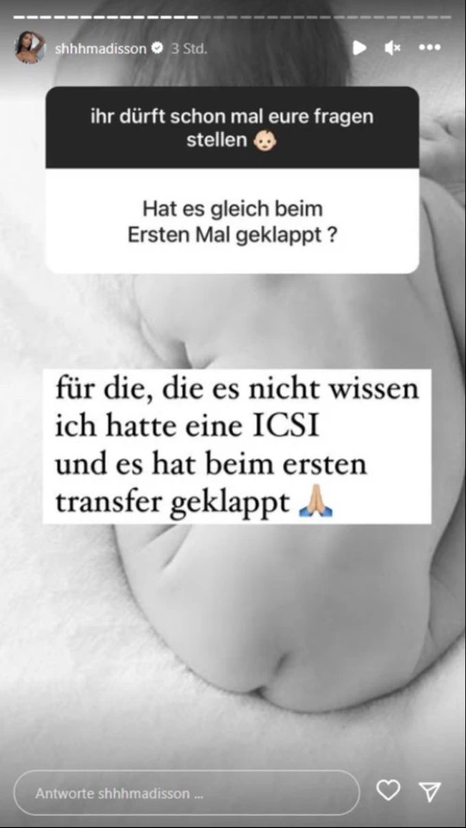 Mia Madisson wurde dank künstlicher Befruchtung schwanger. mia madisson