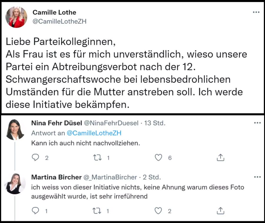 Camille Lothe Twitter Abtreibung