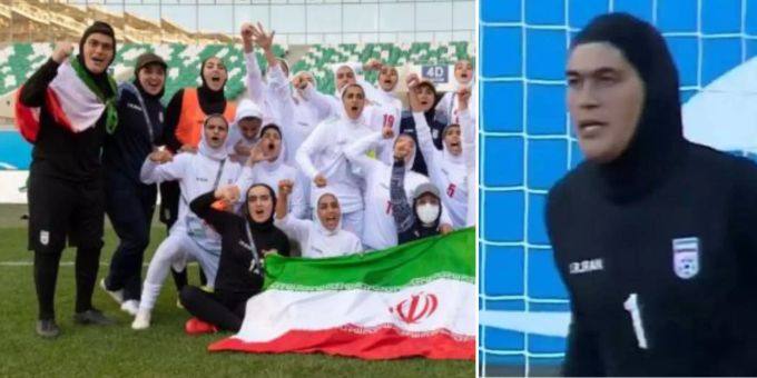 Schummel-Vorwürfe - Steht im iranischen Frauenteam ein Mann im Tor?