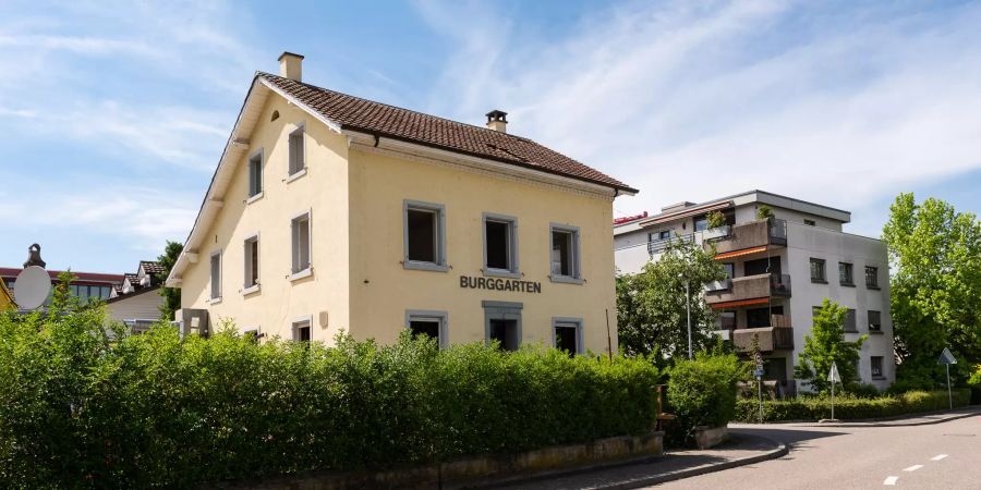 Das ehemalige Restaurant Burggarten in Pratteln.