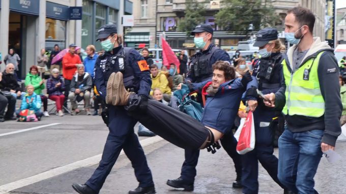 So Says One Arrested At The Climate Demonstration In Zurich