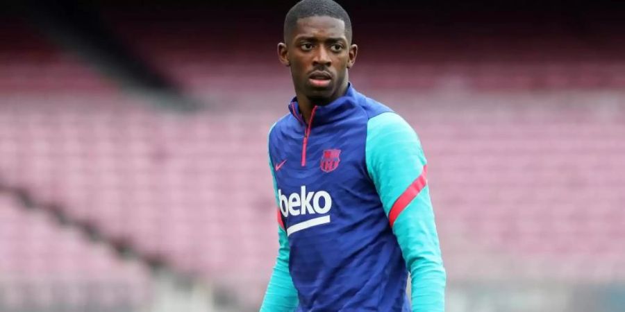 Dembele musste aufgrund einer Sehnenverletzung im rechten Knie seit Ende Juni aussetzen. Foto: Joan Valls/Zuma Press/dpa