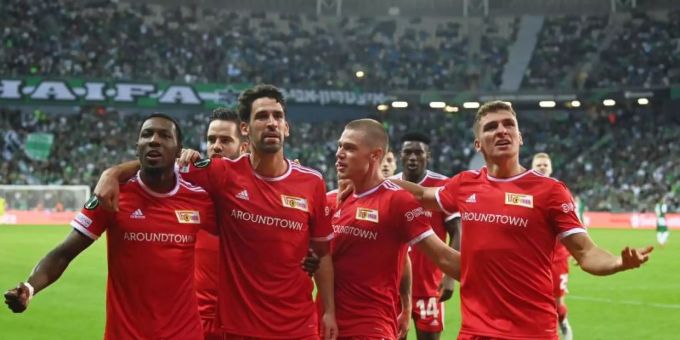 Union Berlin holte sich bei Maccabi Haifa einen wichtigen Sieg. Foto: Matthias Koch/dpa Union Berlin holte sich bei Maccabi Haifa einen wichtigen Sieg. Foto: Matthias Koch/dpa