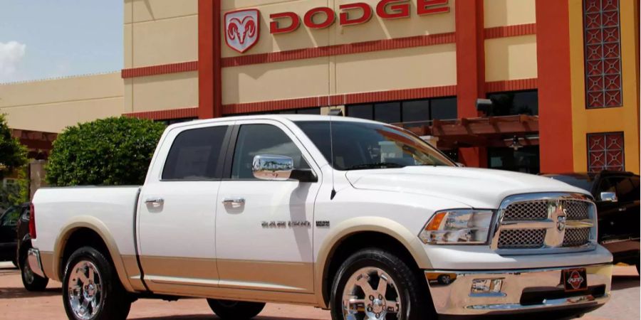 Der Dodge Ram Pick-up-Truck des Autokonzerns Fiat Chrysler.