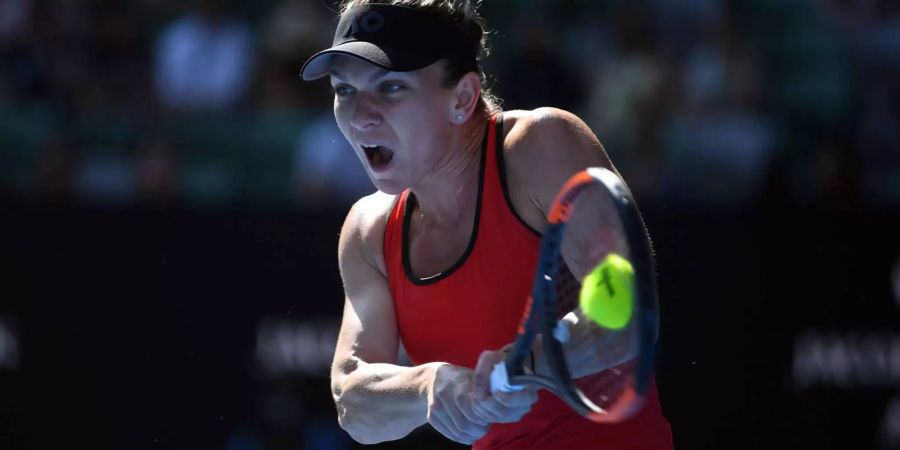 Simona Halep musste nach dem aufreibenden AO-Final ins Spital.