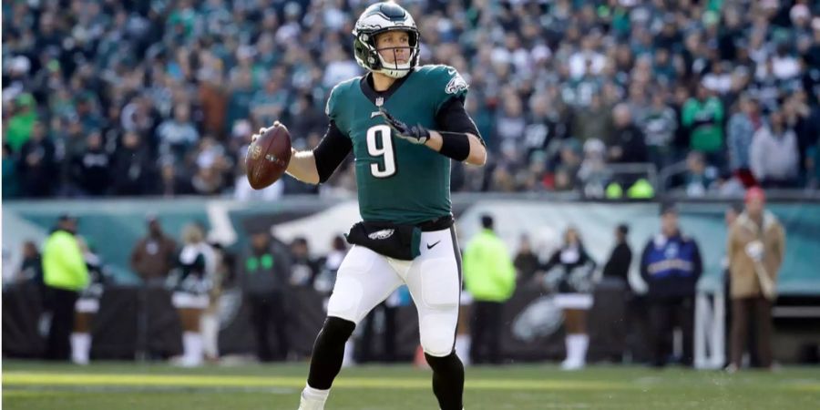 Nick Foles führt die Philadelphia Eagles als Quarterback an.