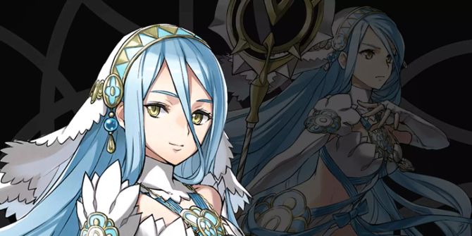 Fire Emblem Heroes: Die blauhaarige Sängerin Azura.