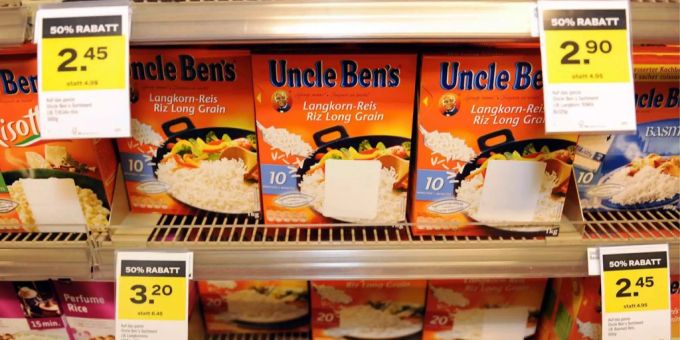 Da waren die Regale mit Uncle Ben's Reis noch voll. uncle ben's