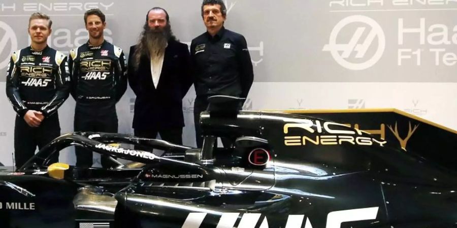 Das Auto des Team Haas für die Formel-1-Saison 2019. Foto: Steven Paston/PA Wire