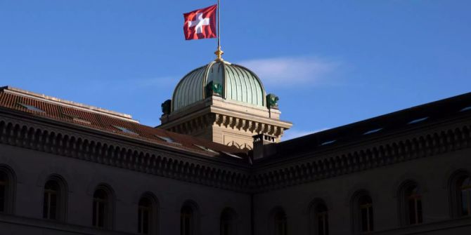 Das Bundeshaus der Schweiz.