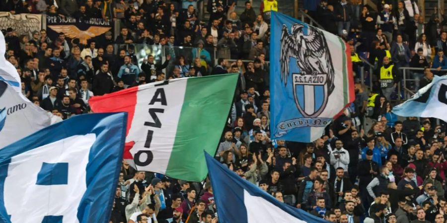 Fans von Lazio Rom.