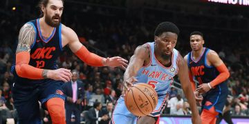 Oklahoma City Thunder gegen die Atlanta Hawks