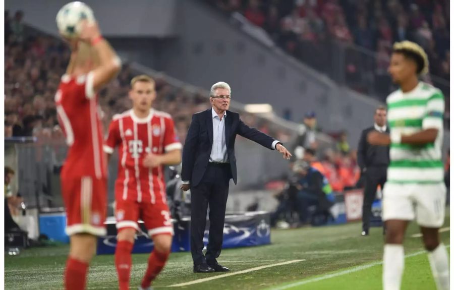 Jupp Heynckes: Der Lenker am Spielfeldrand.