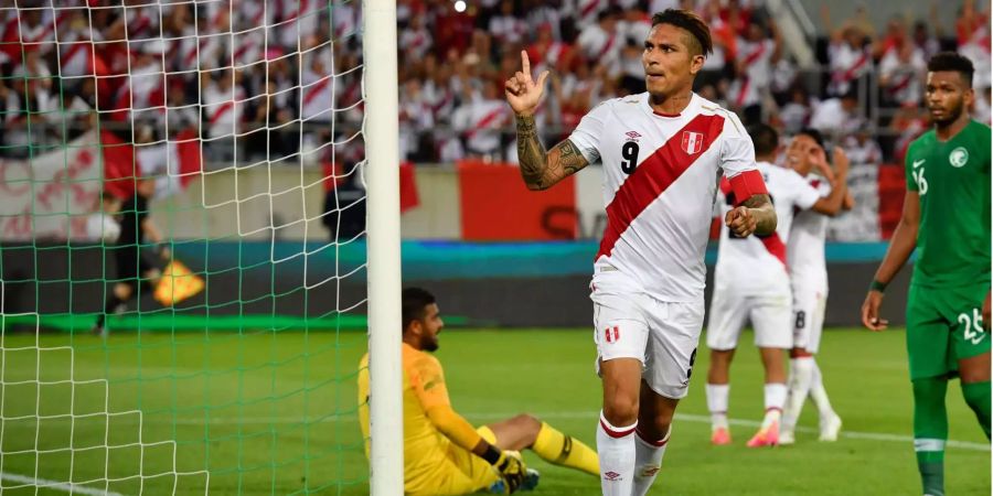 Er führt heute Perus Nationalmannschaft als Captain aufs Feld: Paolo Guerrero.