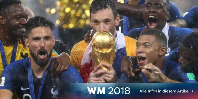 Alles zur WM 2018 - Frankreich ist der neue Weltmeister