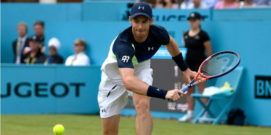 In einer engen Partie geht er als Verlierer hervor: Andy Murray.