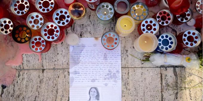 Daphne Caruana Galizia starb am 16. Oktober 2017 Daphne Caruana Galizia starb am 16. Oktober 2017