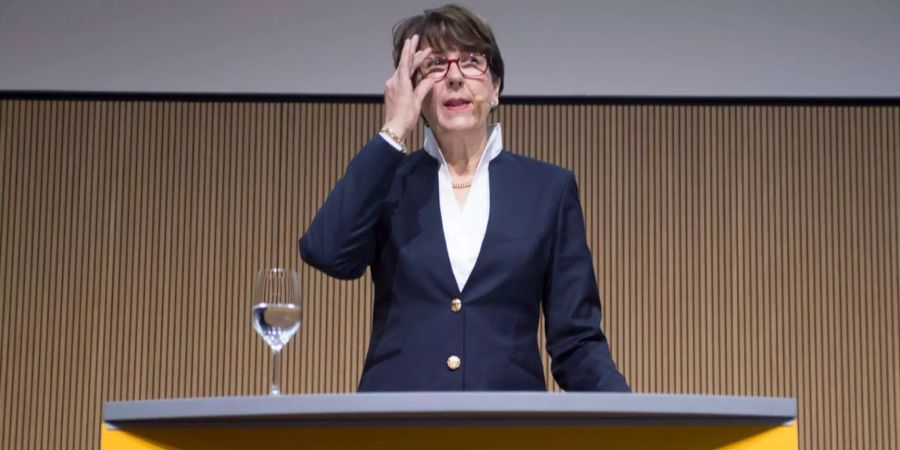 Wird Postchefin Susanne Ruoff ihren Job trotz Subventionsskandal behalten?