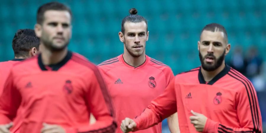 Gareth Bale (Mitte) steht heute bei Real Madrid im Fokus.