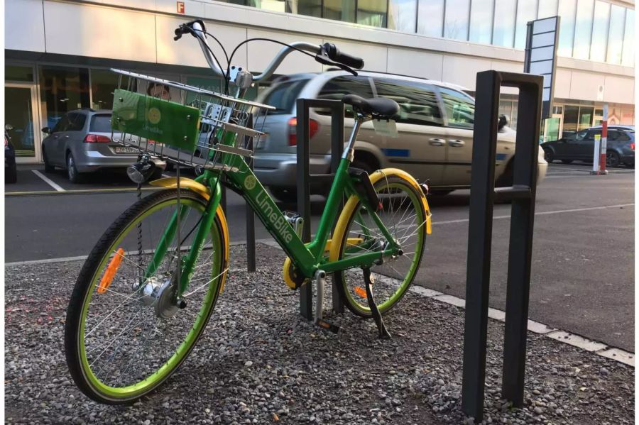 «LimeBike» ist neu in Zürich.