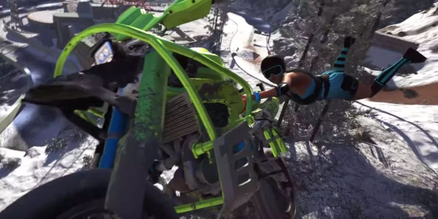 Spektakuläre Stunts sollen bei «Onrush» im Vordergrund stehen.