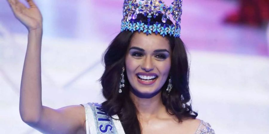 Manushi Chhillar aus Indien gewann den Titel zur Miss World.