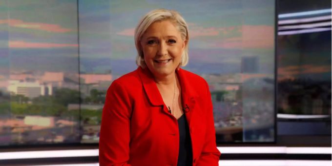 Marine Le Pen ist als Chefin der Front National bestätigt. Marine Le Pen ist als Chefin der Front National bestätigt.