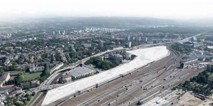 Das Areal am Güterbahnhof Wolf Nord bringt in den nächsten Jahren mehr Platz. Das Areal am Güterbahnhof Wolf Nord bringt in den nächsten Jahren mehr Platz.