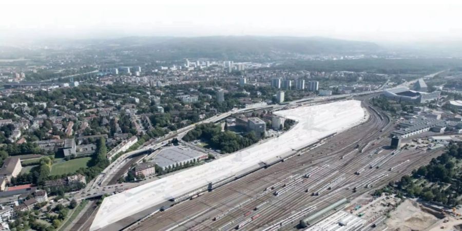 Das Areal am Güterbahnhof Wolf Nord bringt in den nächsten Jahren mehr Platz.